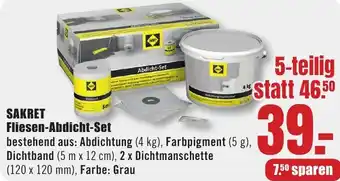 B1 Discount Baumarkt SAKRET Fliesen-Abdicht-Set Angebot