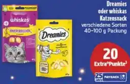 diska Dreamies oder whiskas Katzensnack Angebot
