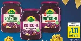 diska Kühne Rotkohl Angebot