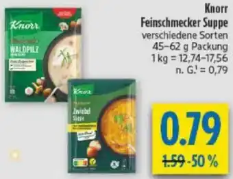 diska Knorr Feinschmecker Suppe Angebot