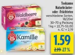 diska Teekanne Naturkräuter- oder Früchtetee Angebot