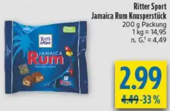 diska Ritter Sport Jamaica Rum Knusperstück Angebot