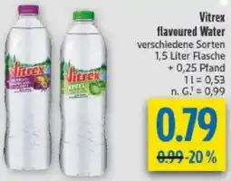 diska Vitrex flavoured Water Angebot