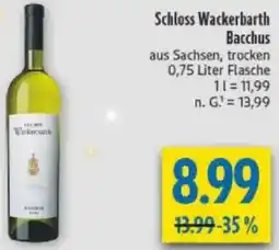 diska Schloss Wackerbarth Bacchus Angebot