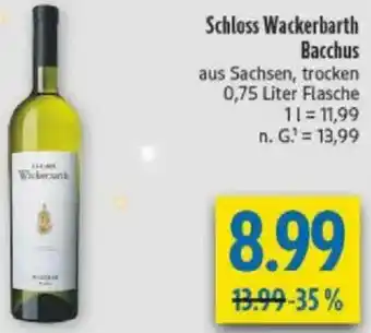 diska Schloss Wackerbarth Bacchus Angebot