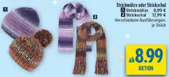 diska Strickmütze oder Strickschal Angebot