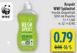 diska Respekt WWF Spülmittel Angebot