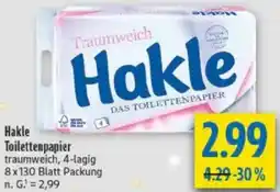 diska Hakle Toilettenpapier Angebot