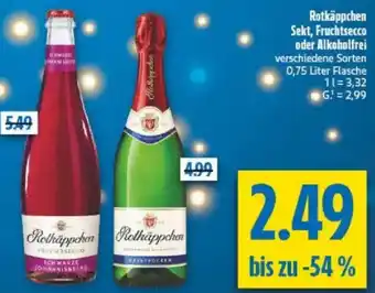diska Rotkäppchen Sekt, Fruchtsecco oder Alkoholfrei Angebot