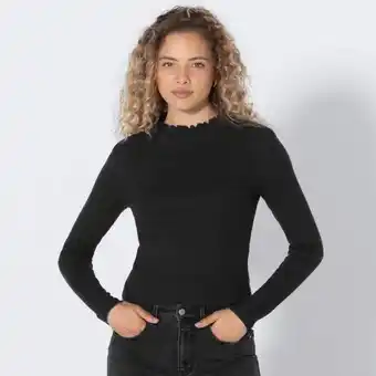 NKD Damen-Langarmshirt mit Stehkragen Angebot
