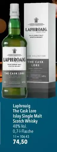 CITTI Markt Laphroaig The Cask Lore Islay Single Malt Scotch Whisky Angebot