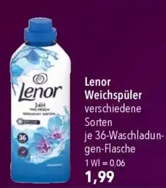 CITTI Markt Lenor Weichspüler Angebot