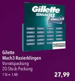 CITTI Markt Gilette Mach3 Rasierklingen Angebot