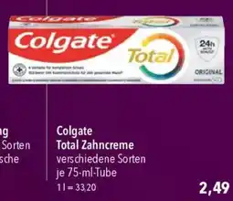CITTI Markt Colgate Total Zahncreme Angebot