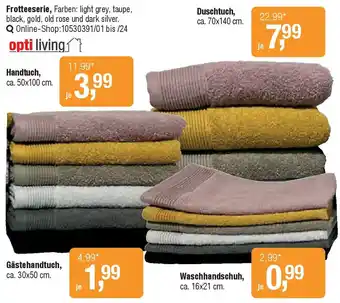 Opti Wohnwelt Opti Living Frotteeserie Angebot