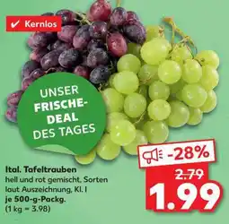 Kaufland Ital. Tafeltrauben Angebot