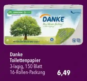 CITTI Markt Danke Toilettenpapier Angebot