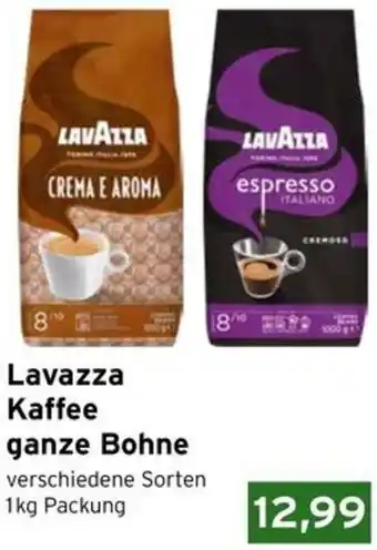 CAP Markt Lavazza Kaffee ganze Bohne Angebot