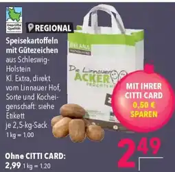 CITTI Markt Speisekartoffeln mit Gütezeichen Angebot