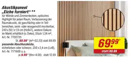 toom Baumarkt Akustikpaneel ,,Eiche furniert“ Angebot