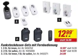 toom Baumarkt Funksteckdosen-Sets mit Fernbedienung Angebot