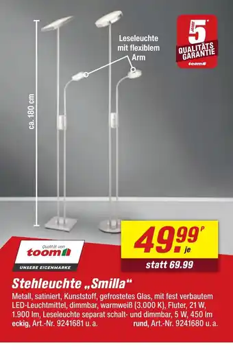 toom Baumarkt Stehleuchte ,,Smilla" Angebot