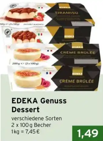 CAP Markt EDEKA Genuss Dessert Angebot