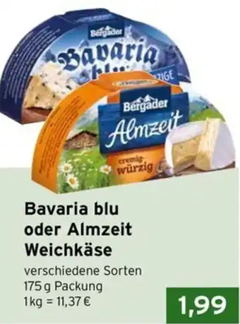 CAP Markt Bavaria blu oder Almzeit Weichkäse Angebot