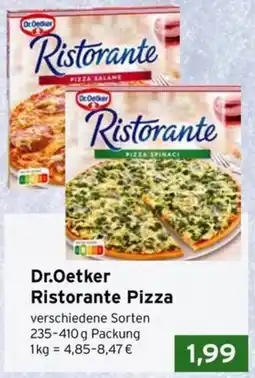 CAP Markt Dr. Oetker Ristorante Pizza Angebot