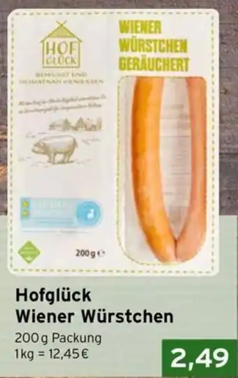 CAP Markt Hofglück Wiener Würstchen Angebot