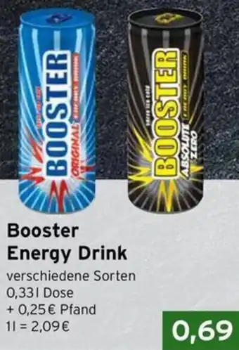 CAP Markt Booster Energy Drink Angebot