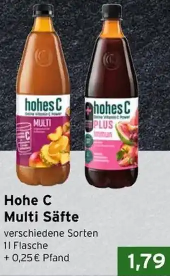 CAP Markt Hohe C Multi Säfte Angebot