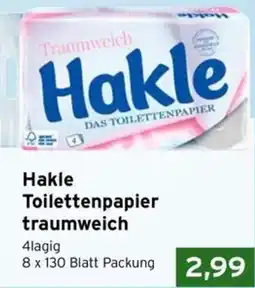 CAP Markt Hakle Toilettenpapier traumweich Angebot