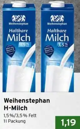 CAP Markt Weihenstephan Haltbare Milch Angebot