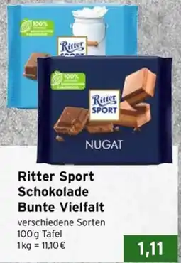 CAP Markt Ritter Sport Schokolade Bunte Vielfalt Angebot