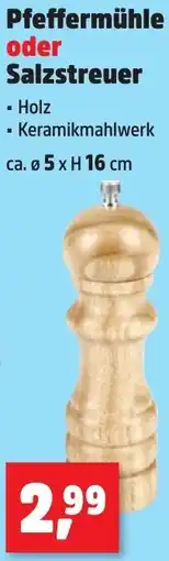 Thomas Philipps Pfeffermühle oder Salzstreuer Angebot