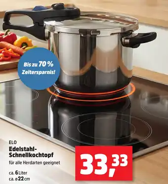 ELO Edelstahl Schnellkochtopf