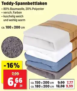 Thomas Philipps Teddy-Spannbettlaken Angebot