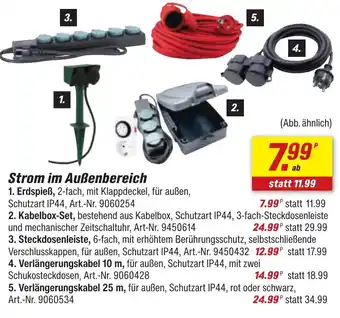 toom Baumarkt Strom im Außenbereich Angebot