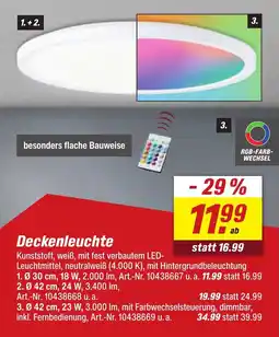 toom Baumarkt Deckenleuchte Angebot
