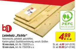 toom Baumarkt b1 Leimholz,,Fichte" Angebot