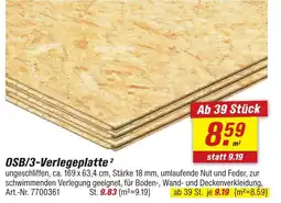 toom Baumarkt OSB/3-Verlegeplatte Angebot