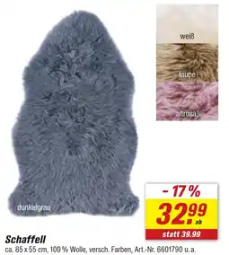 toom Baumarkt Schaffell Angebot