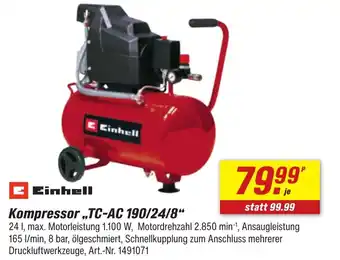 Einhell Kompressor,,TC-AC 190/24/8"