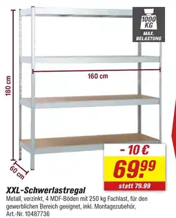 toom Baumarkt XXL-Schwerlastregal Angebot