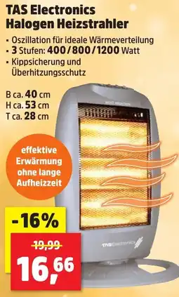 Thomas Philipps TAS Electronics Halogen Heizstrahler Angebot