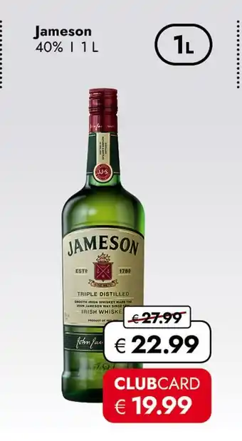 Travel Free Irish whiskey Angebot