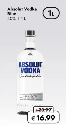 Travel Free Absolut vodka blue Angebot