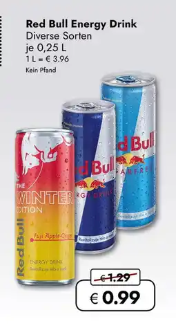Travel Free Red bull energy drink Angebot