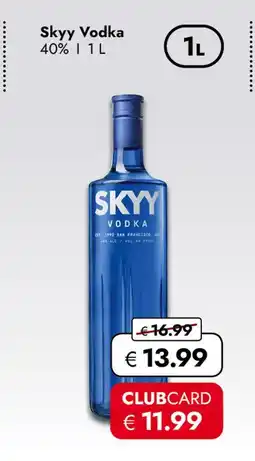 Travel Free Skyy vodka Angebot